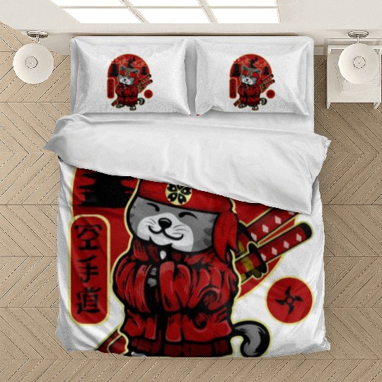 Samurai Cat Bedding Sets