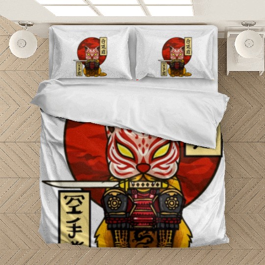 Samurai Cat Bedding Sets