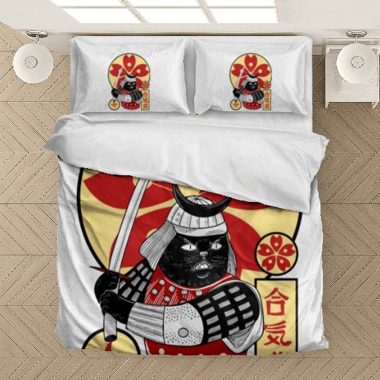Samurai Cat Bedding Sets