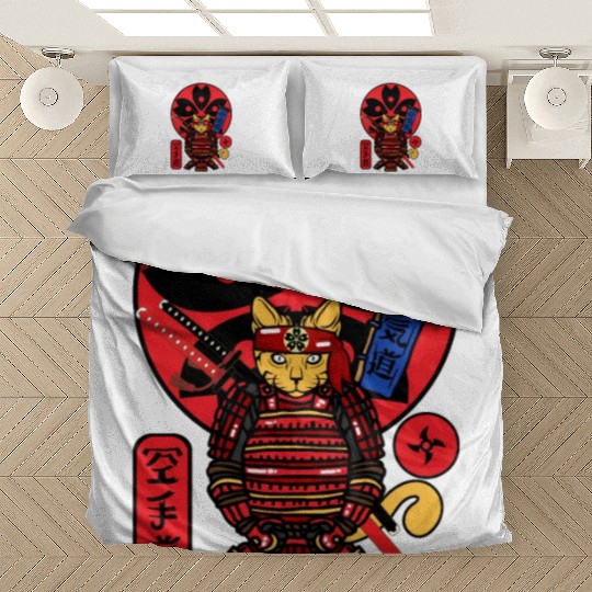 Samurai Cat Bedding Sets