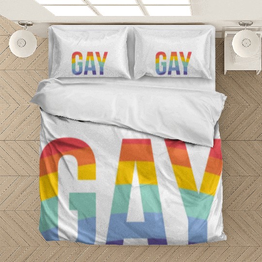 Homophobia is Gay Funny Rainbow LGBT Pride Month Bedding Sets