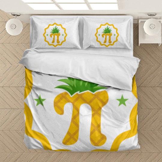 Pineapple Pi Math Teacher Mathematician Pi Day Bedding Sets