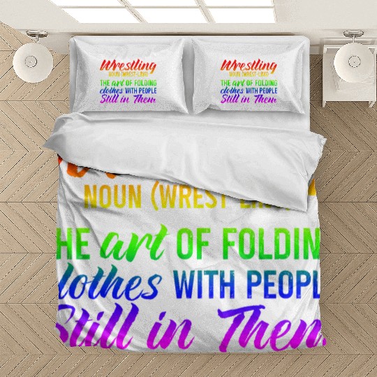 Wrestling, The Art Of Folding Clothes 3 Bedding Sets