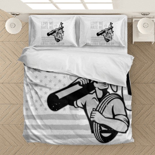 Funny Electrical Lineman Saying Thank A Lineman Bedding Sets