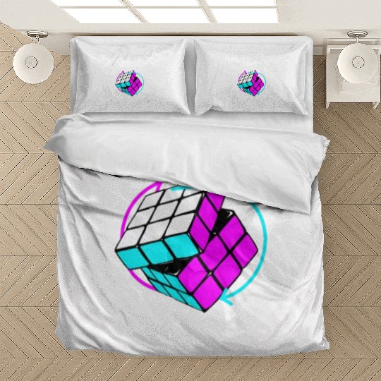 Eat Sleep Solve Repeat Math Speed Cubing Genie Bedding Sets