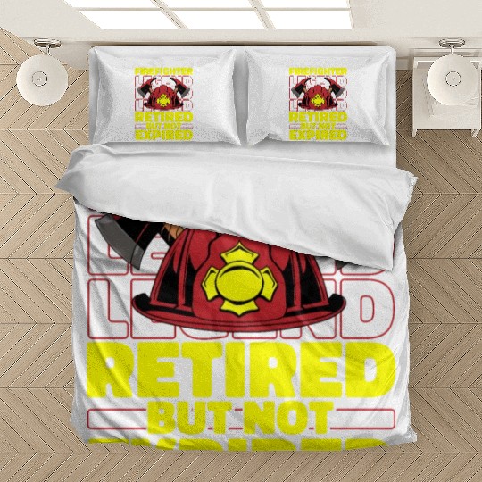 Firefighter Thin Red Line Retired Bedding Sets