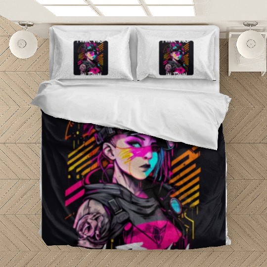 Graffiti Style - Punk Girl In Town 1 Bedding Sets