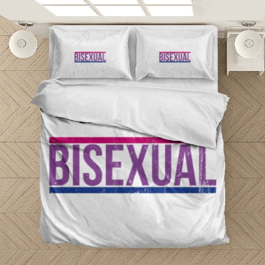 I Love My Bisexual Boyfriend Bi Pride Bedding Sets