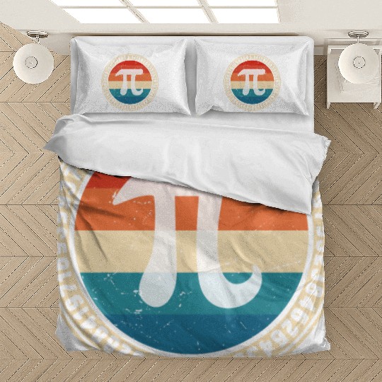 Funny Pi Day Bedding Sets Math Bedding Sets for Pi Day 3 14 Retro