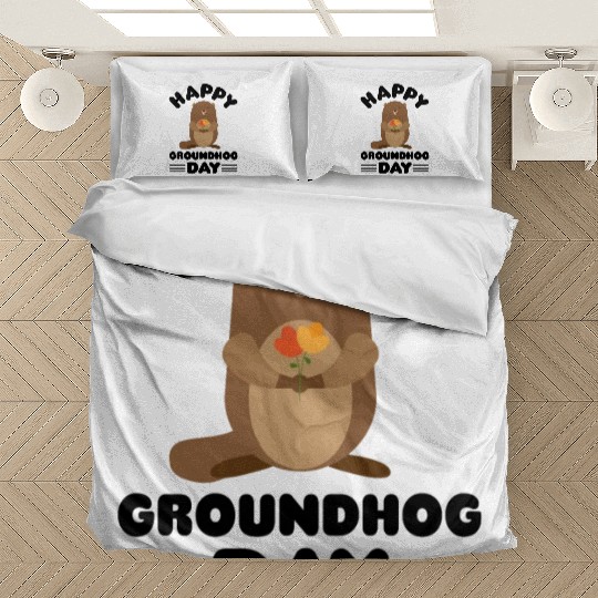 Groundhog Day cute print Bedding Sets