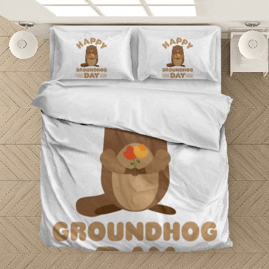 Groundhog Day cute print retro Bedding Sets