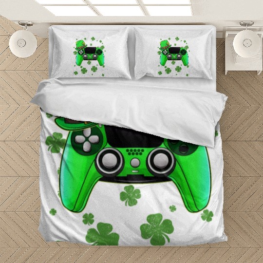 Game Console St Patricks Day Gamer Bedding Sets