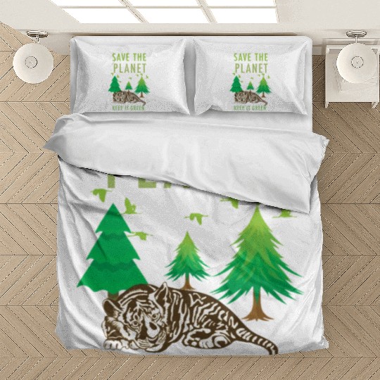 Save The Planet Keep It Green Bedding Sets