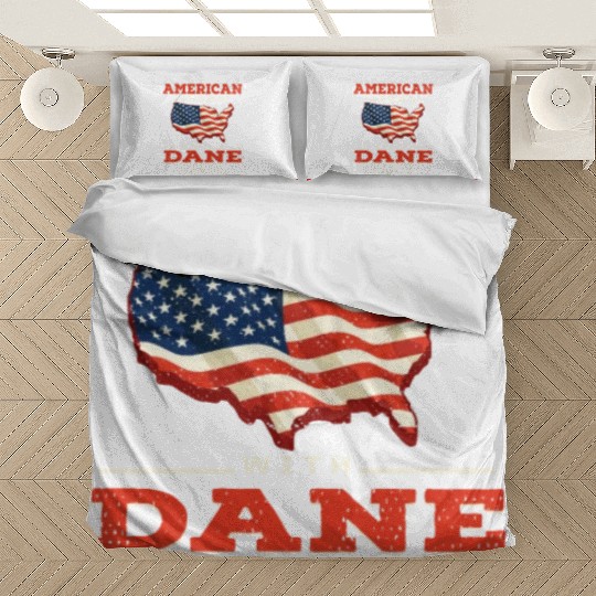 American Grown with Dane Parts Patriotic Danish Pa Bedding Sets
