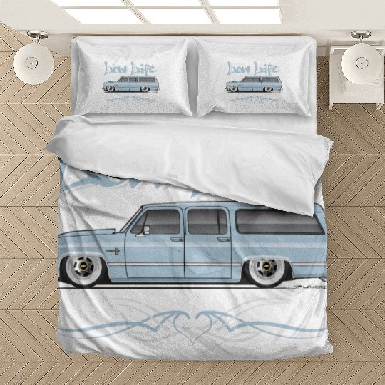 low life Light Blue Bedding Sets
