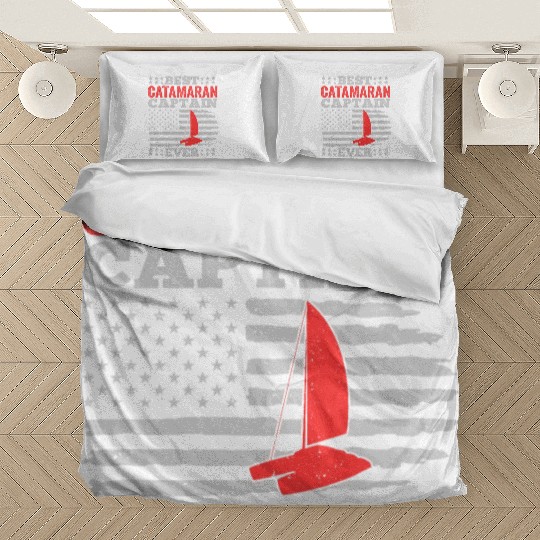 Catamaran Sailing Sailor Best Catamaran Captain Bedding Sets