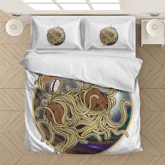 Atheist Atheism Flying Spaghetti Pastafarianism Bedding Sets