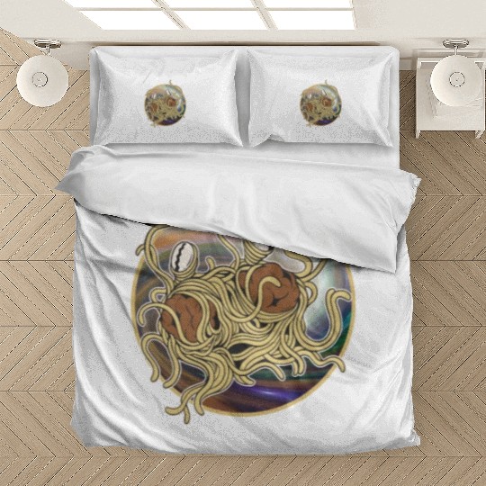 Atheist Atheism Flying Spaghetti Pastafarianism Bedding Sets