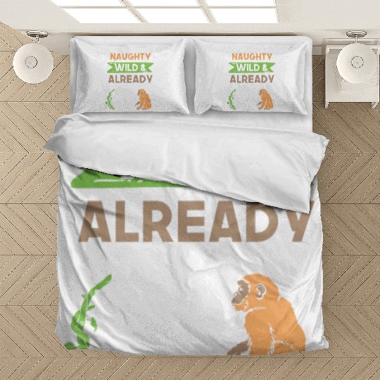 Gift 17 years birthday girl boy Ape Monkey Bedding Sets