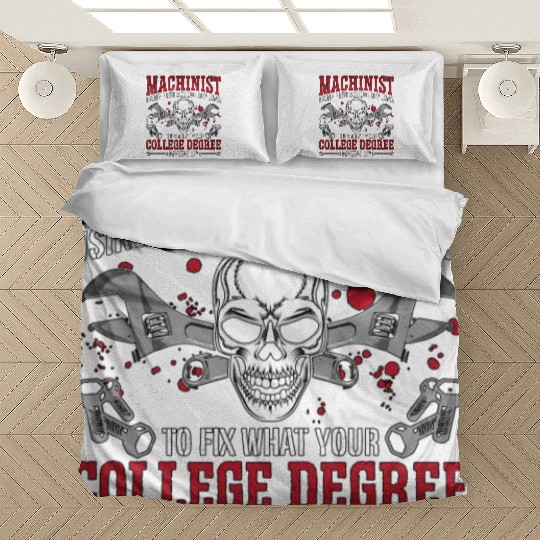 Machinist Using High School Diploma Lathe Operator Bedding Sets