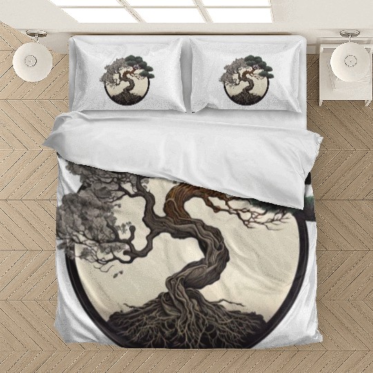 Yin and Yang Bonsai Tree Bedding Sets