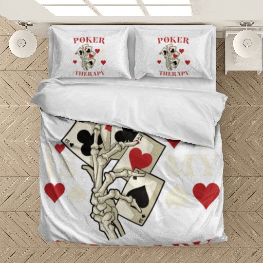 Poker Casino Poker Player Gambling Roulette Gift Bedding Sets