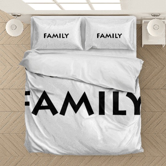 FAMILY - BLACK DESIGN Bedding Sets