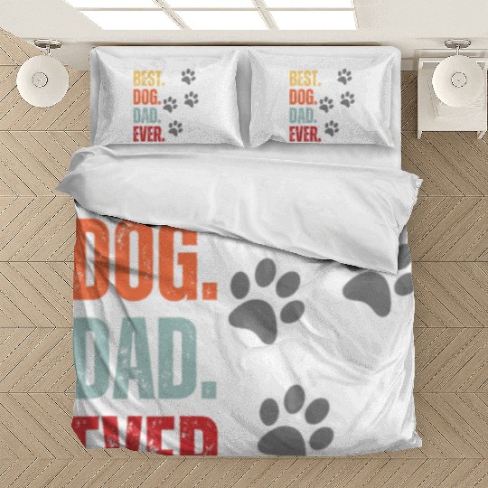 FUNNY BEST DOG DAD EVER CLASSIC Bedding Sets