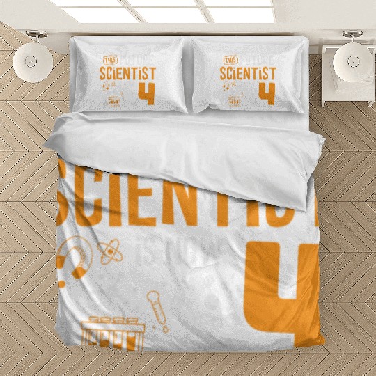 This Future Scientist Is Now 4 Happy Birthday Bedding Sets