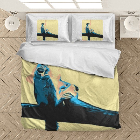 ring-tailed lemur chilling - ringtailed Bedding Sets