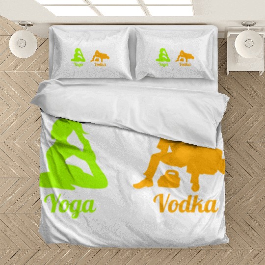 Difference Between Yoga And Vodka St Patricks Day Bedding Sets