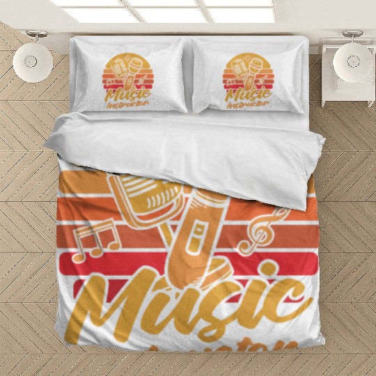Music Teacher Microphone Bedding Sets