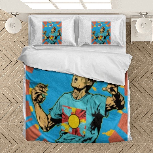 Ultimate Frisbee Retirement Appreciation Pop Art Bedding Sets