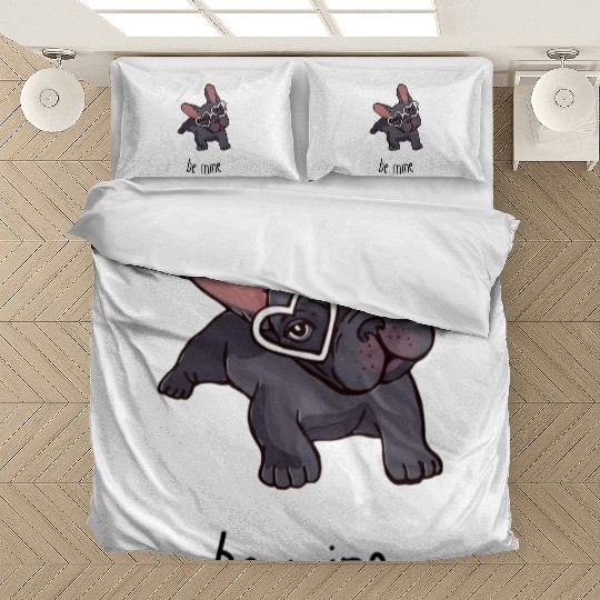 Be mine frenchie. Bedding Sets