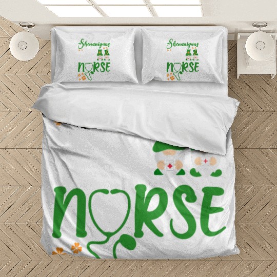 Shenanigans With My ICU Nurse Crew Saint Bedding Sets
