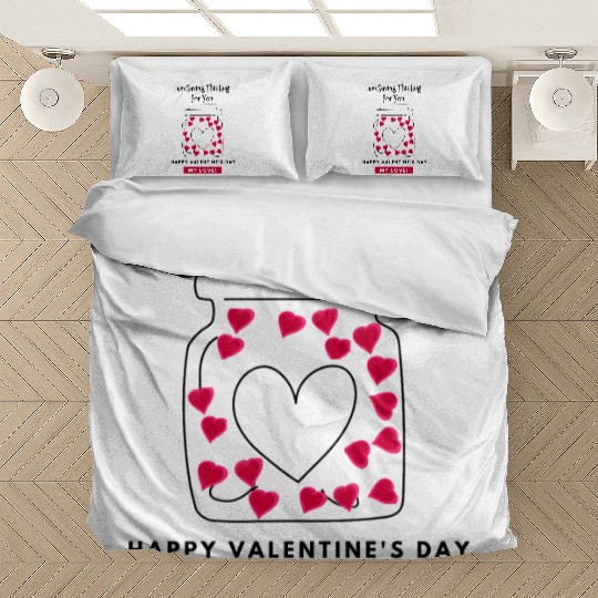 I'm saving this hug for you, Valentine's day Bedding Sets