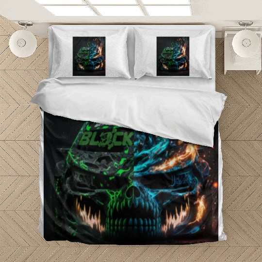 Racing Skulls Ken block Bedding Sets