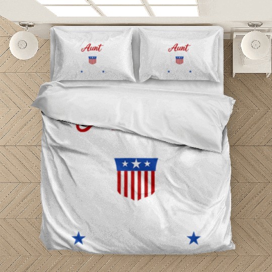 Proud US Coast Guard Aunt Bedding Sets