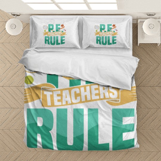 P.E. Teachers Rule Physical Education School Bedding Sets