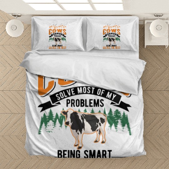 Cow Gift Farmer Cattle Breeder Cows Bedding Sets