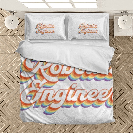 Robot Robotics Engineer Retro Bedding Sets