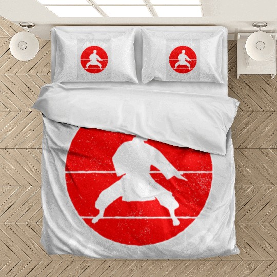 Male Karate Teacher Bedding Sets