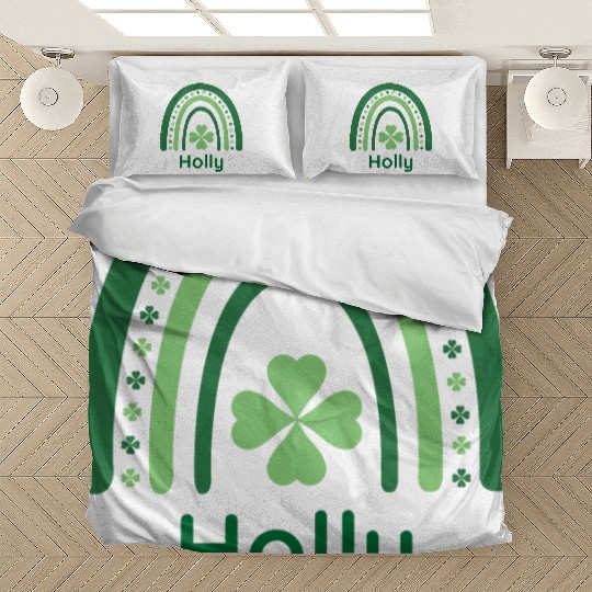 Holly Clover Charm Boho Rainbow Bedding Sets