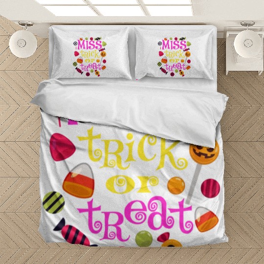 Miss Trick Or Treat Halloween design Bedding Sets