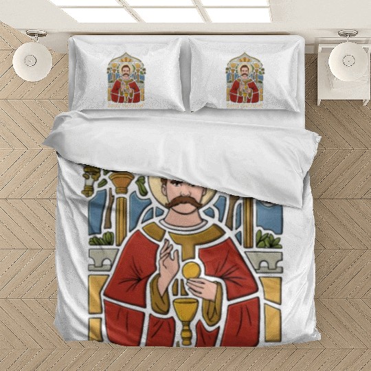 Saint Nietzsche Design for a Philosophy Student Bedding Sets