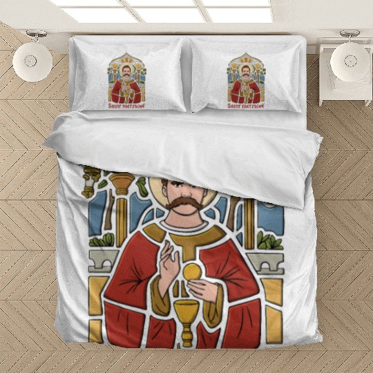 Saint Nietzsche Design for a Philosophy Student Bedding Sets