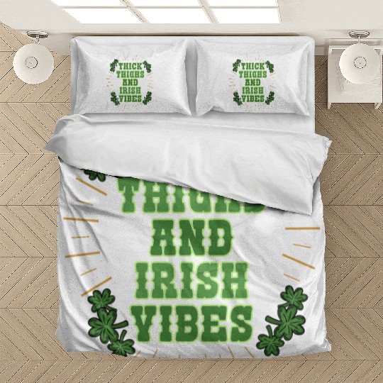 Thick Thighs and Irish Vibes Ireland Bedding Sets