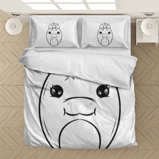 Unicorn Easter Egg As Color In Easter Bedding Sets