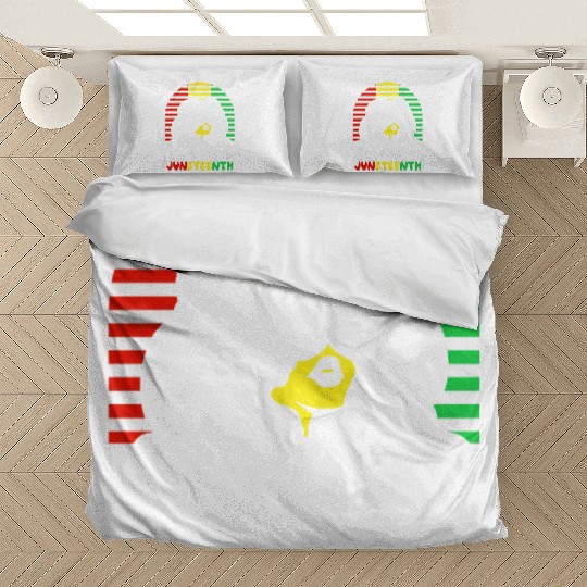 I Love Juneteenth 1865 Black American African Bedding Sets