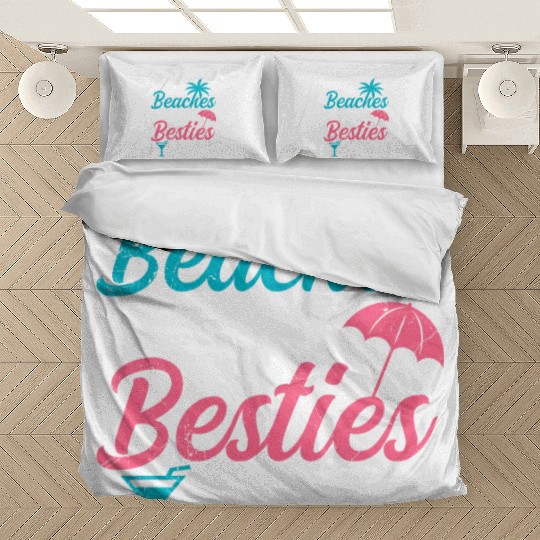 Beaches Booze Besties 2023 Holiday Spring Break Bedding Sets